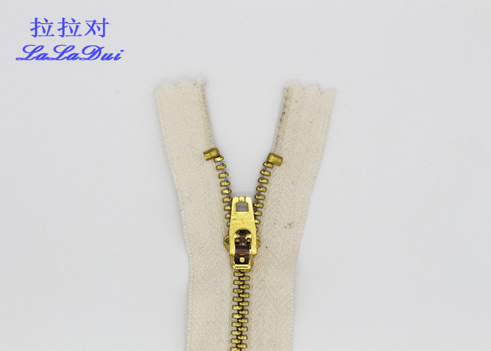 Auto Slider Textile Shoes Cotton Zipper 4# Length Customized Open Ended Zip