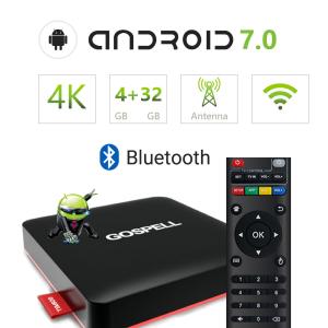 China Android Smart TV Box OTT Set Top Box 3D Video Playing 4K wholesale
