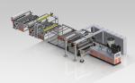 PVB Building Automobile Glass Cast Film Extrusion Line 2000 - 3500mm