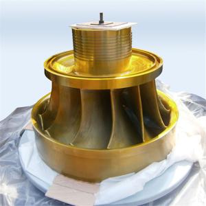 China Francis Water Turbine Runner Axial Flow Water Turbine Parts wholesale