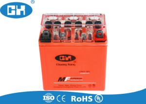 China AGM Sealed Gel Motorcycle Battery 12v 3Ah Rechargeable Orange Color 98 * 57 * 105mm wholesale