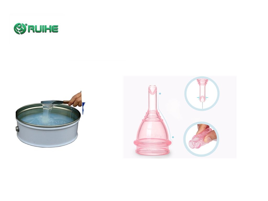 Fast Curing Non - Toxic LSR Liquid Silicone Rubber For Menstrual Cup ROHS Standard