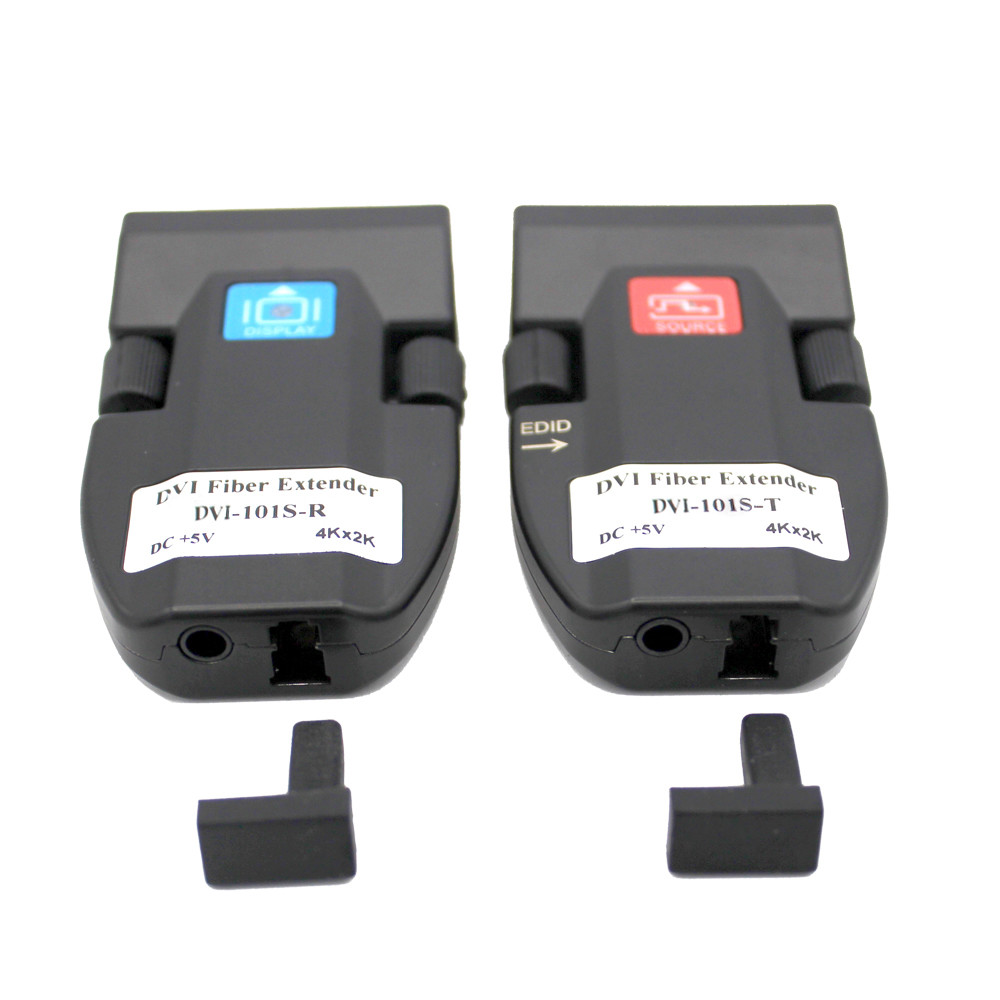 DVI optical Extender with single core LC 1080P/60Hz 500meter for video conference LED Display