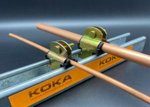 China HVAC SS304 Rigid Steel Conduit Strut Cushion Clamps For Pneumatic Refrigeration wholesale