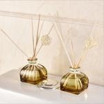 Decorative Home Reed Diffuser Natural Essential Oil Aroma Glass Bottle Reed