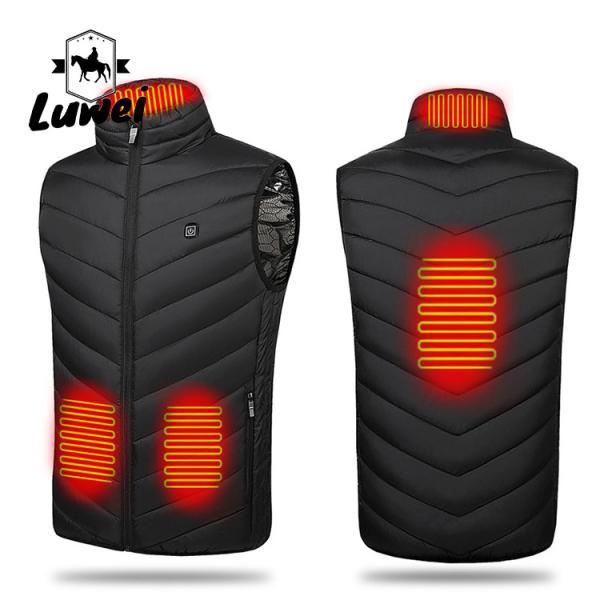 Sleeveless Coat Heated Lightweight Rechargeable Collar Waistcoat Utility Usb