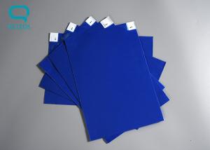 China Industrial Cleanroom Sticky Mats polyethylene film Blue 32 pcs / Sheets wholesale