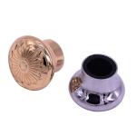 Electroplate Magnetic Perfume Caps , Metal Zamac Perfume Lid Eco Friendly