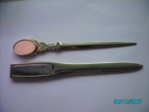 China Promotional &amp; best selling Offset Pad Printing metal letter opener wholesale