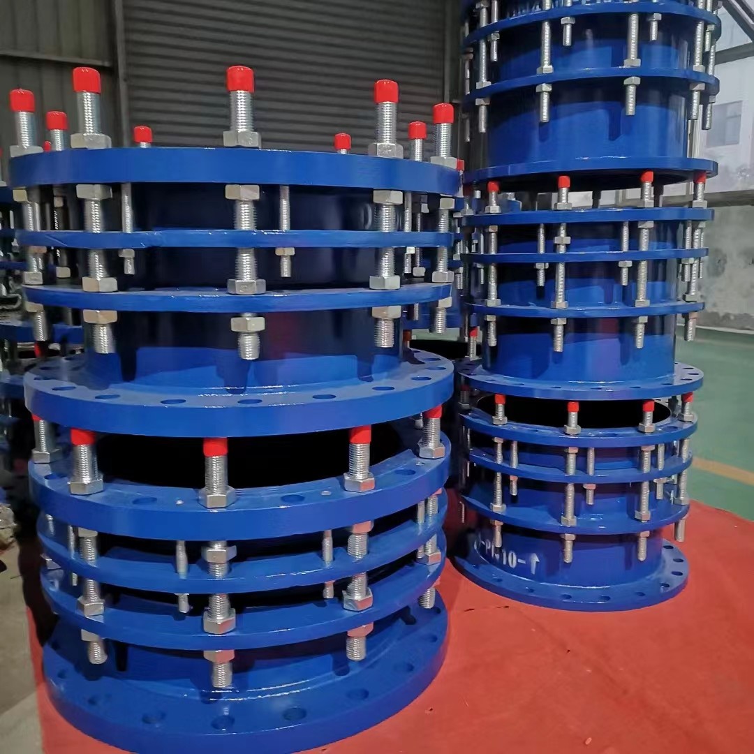 Hot Sale Double Flange Pipe Expansion Joint Carbon Steel Or Ductile Iron Di Telescopic Dismantling Joint