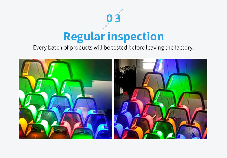 110V 230V PDT Machines Red And Blue LED Light Therapy With Photon Energy