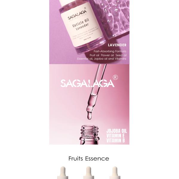 Vitamin E Nail Cuticle Oil Bottle 20ml for Nails Repair and Moisturizes with Natural Keratin 14 Scents Custom Logo