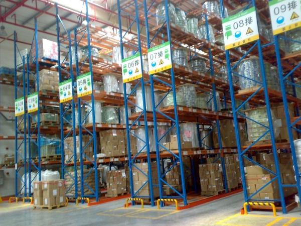 Adjustable Heavy Duty Very Narrow Aisle Industrial Pallet Racks For Logistic