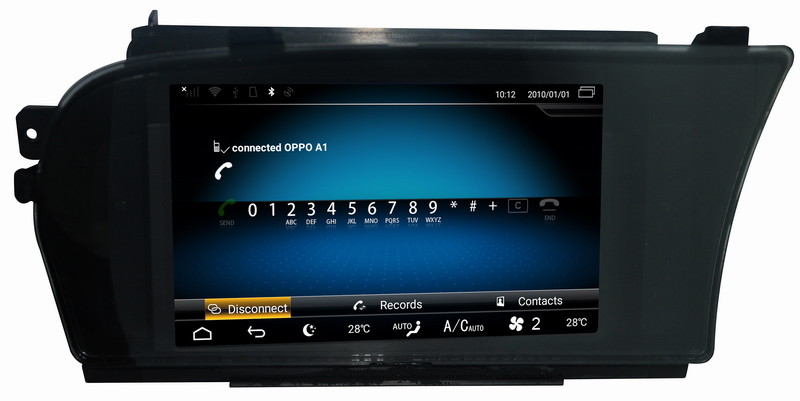 Ouchuangbo car radio gps dual zone android 9.0 for Benz S250 S300 S350 S400 s500 s600 W221 RHD for BT wifi 8 core USB