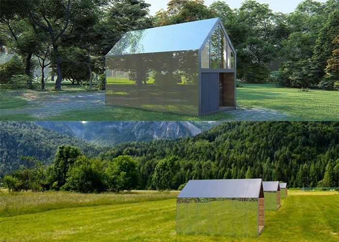 Swell Smart Prefab Loft Homes Log Cabin With Insulation Floating Chalet Hotel