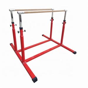 China Customized Logo Availabled Ash Wood Steel Children Parallel Bars for Indoor Training wholesale