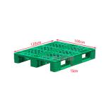 Reusable Stackable Plastic Pallets , Single Side Large Plastic Pallets