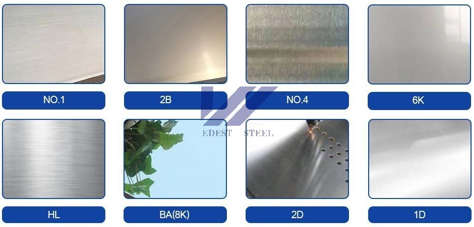 Custom Processing 304 Stainless Steel Plates Length 2000mm-6000mm