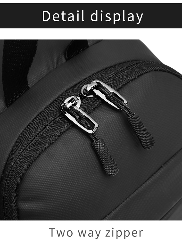 ISO9001 Anti Theft Men Shoulder Bags With USB Charging