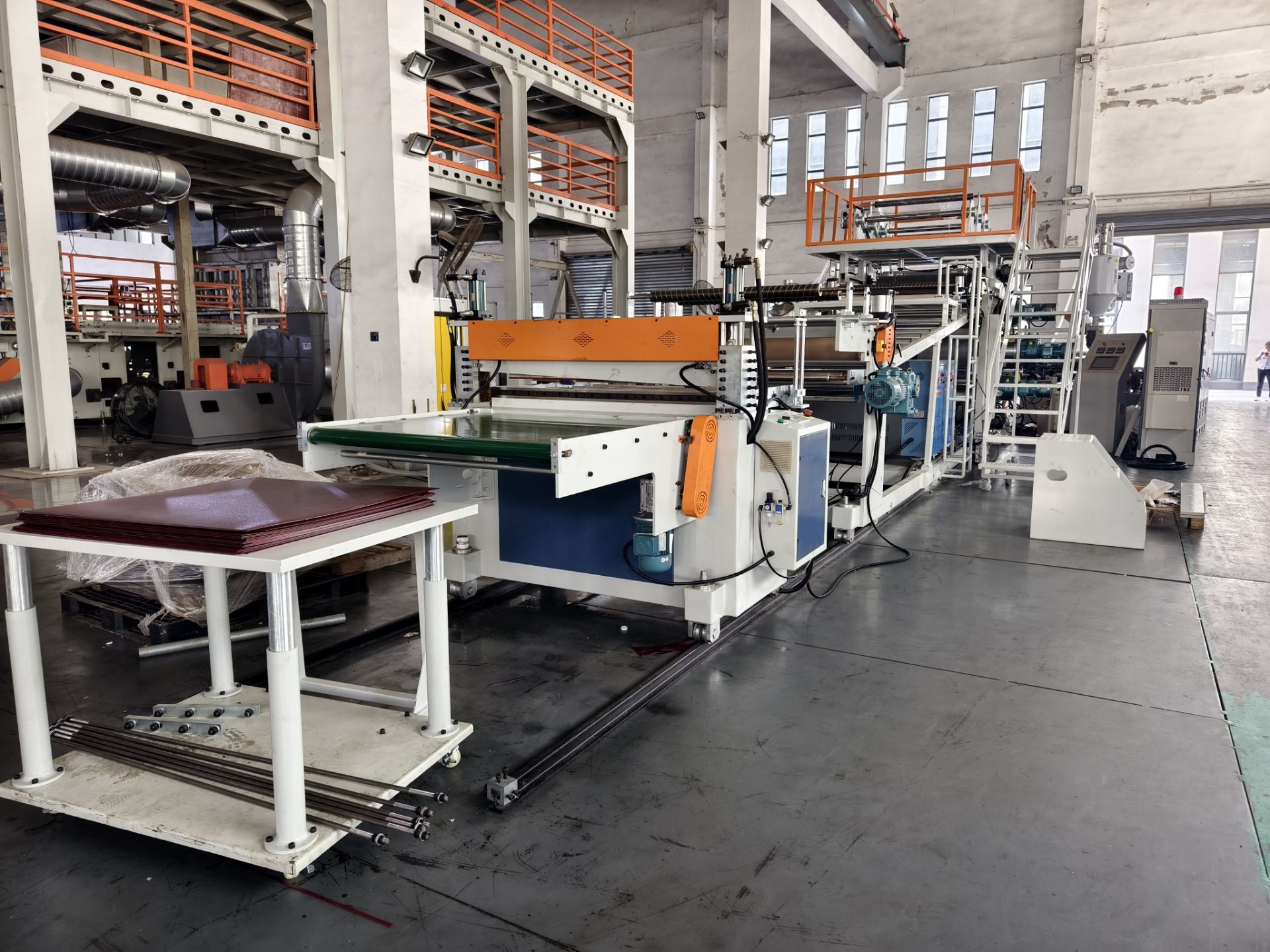 PC ABS Luggage Sheet Extrusion Machine 300-400kgs/Hr
