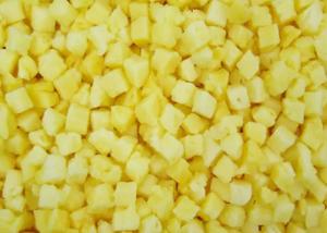 China HACCP 10kg Organic 10mm IQF Frozen Pineapple Slices wholesale