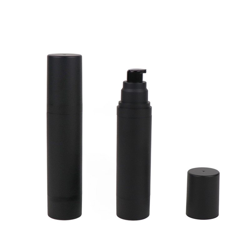 Customized Logo 100ml Airless Pump Bottles Sunscreen Lotion PP Cosmetic Container