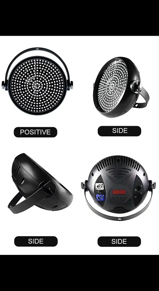 DMX512 RGB DJ Light Studio Strobe Flash Rain Effect Rotating Night Club DJ KTV Disco Light