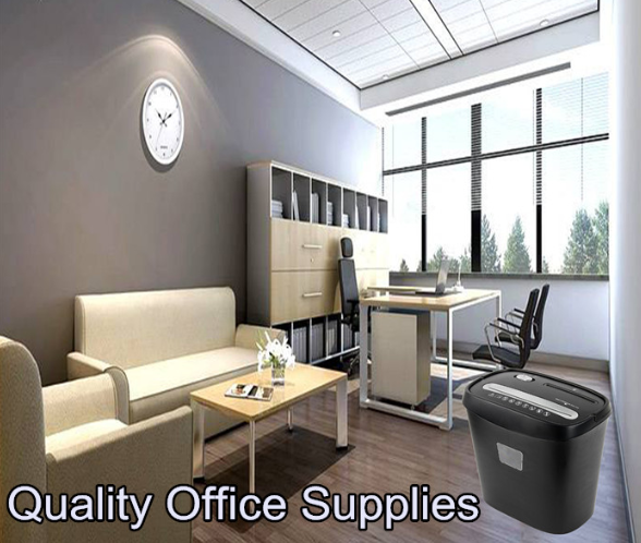 P4 DIN 66399 Security Level 8-Sheet Cross-Cut Shredder for Office Confidentiality