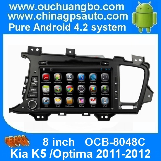 Ouchuangbo Android 4.2 DVD Navi Multimedia for Kia K5 /Optima 2011-2012 GPS iPod Radio Player OCB-8048C