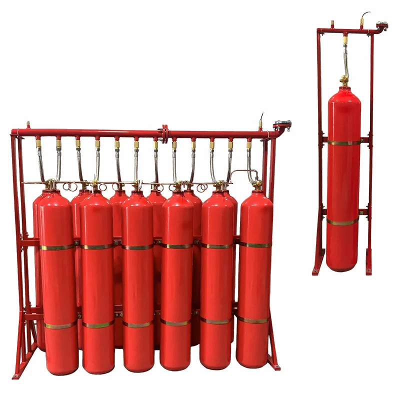 High Safety CO2 Fire Suppression System With Automatic Starting Mode And Pipe Network