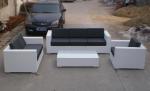 Garden furniture wicker modular sofa-1018