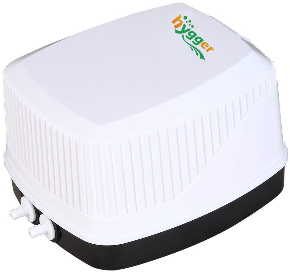 Plastic 255GPH 10W dual Air Pump For Fish Tank