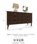 Fashionable Hotel Bedroom Furniture Wooden Bedside Cabinet For Living Room