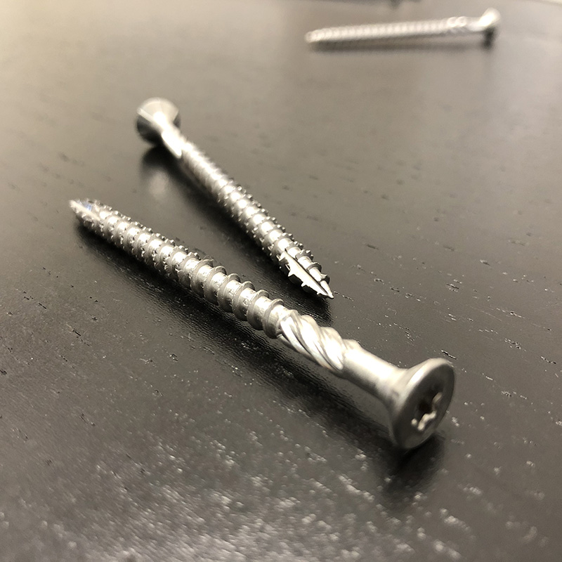 Torx Wood Screw Flat Countersunk Head Knurled Shank Wood Screws