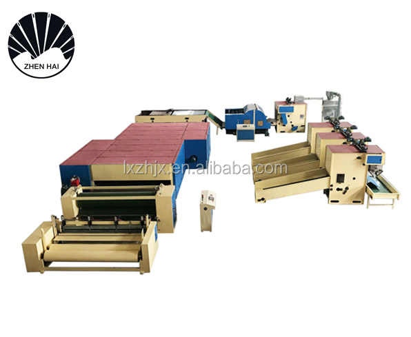 WJM-2 Thermo bonding PET wadding machine production line