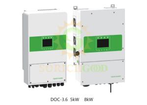China 3600W 5000W 8000W LV Single Phase Hybrid Inverter 40-60V Battery IP65 wholesale
