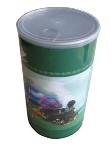 China OEM Round Kraft Paper Tube Tea Packaging CMYK Biodegradable Cardboard Navy wholesale