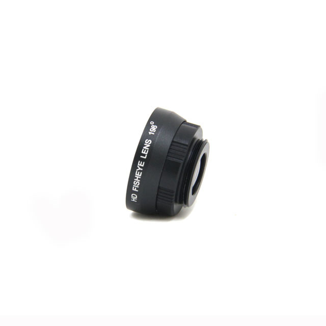 HD Cell Phone Fisheye Lens For Mobile Phone 198 Degrees Magnification
