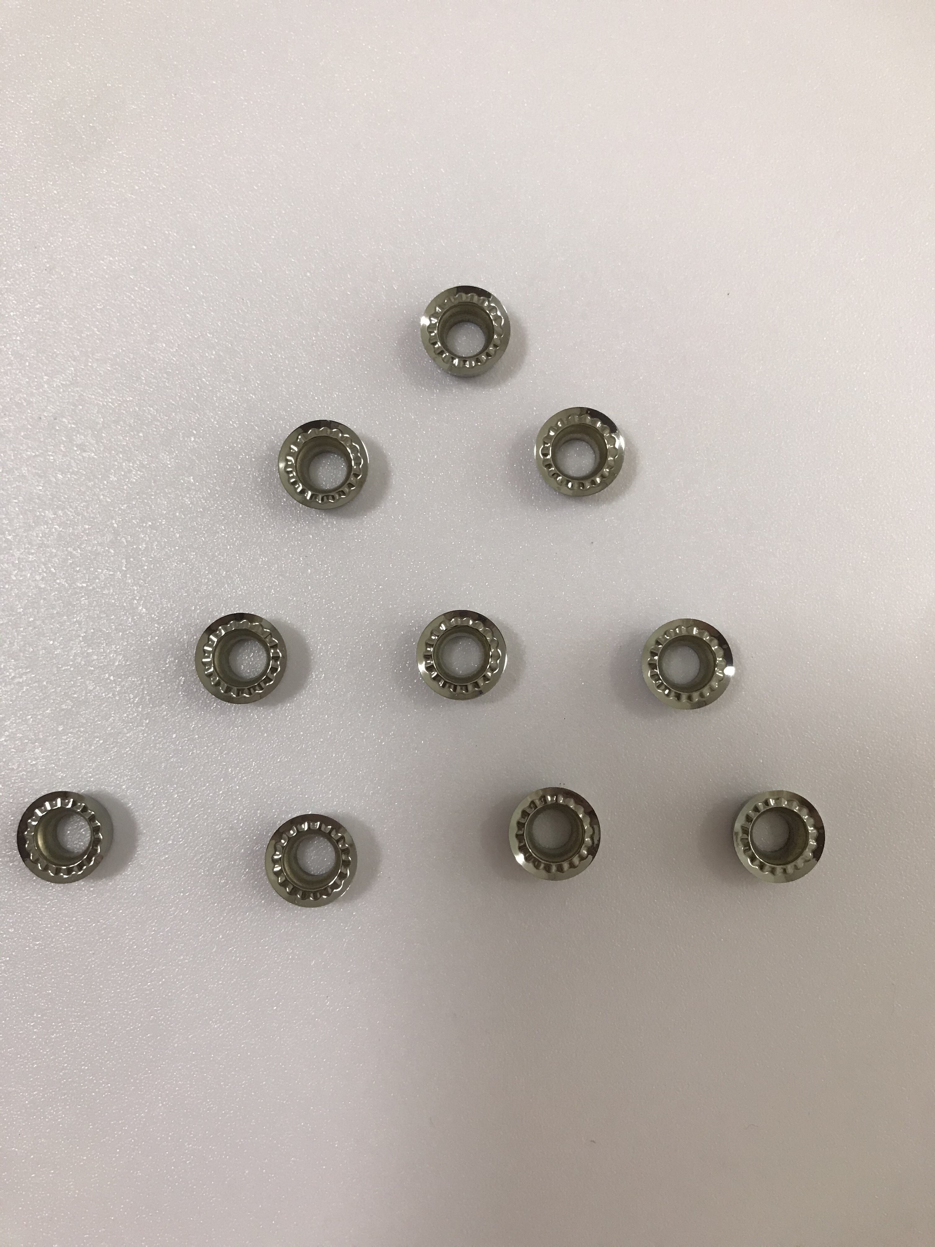 CNC Carbide RCGT Insert External RCGT0602 Round Shape For Aluminium