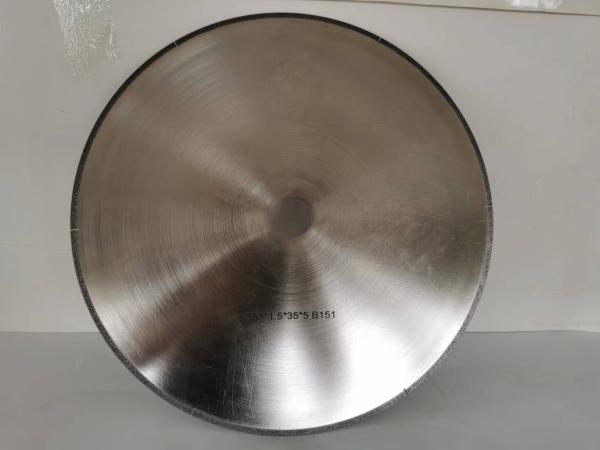 Electroplated Bonded Cbn Cutting Wheel 351*1.5*35*5mm for engine Valve Cutting