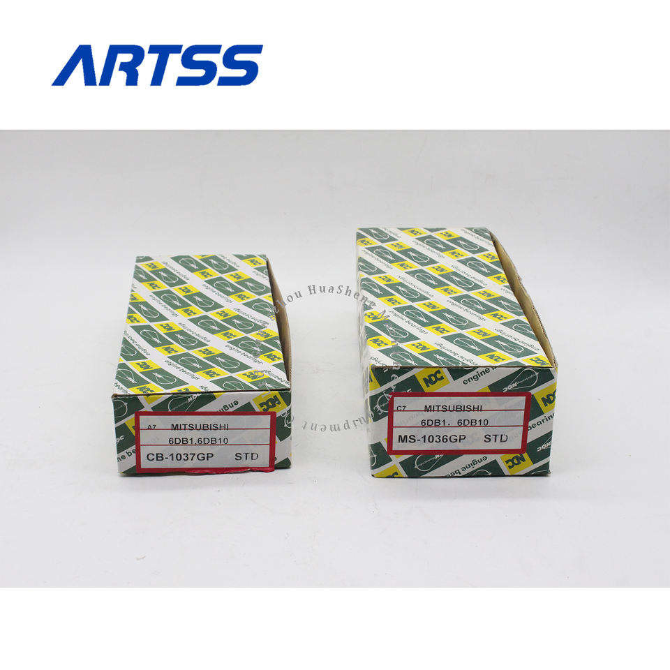 6DB1 6DB10 Excavator Engine Parts , 30009-39004 Main And Connecting Rod Bearings