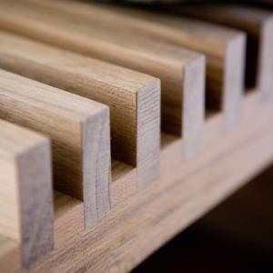 China Fire Resistant Lightweight Acoustic Slat Wood Wall Panels For Building Corridors wholesale