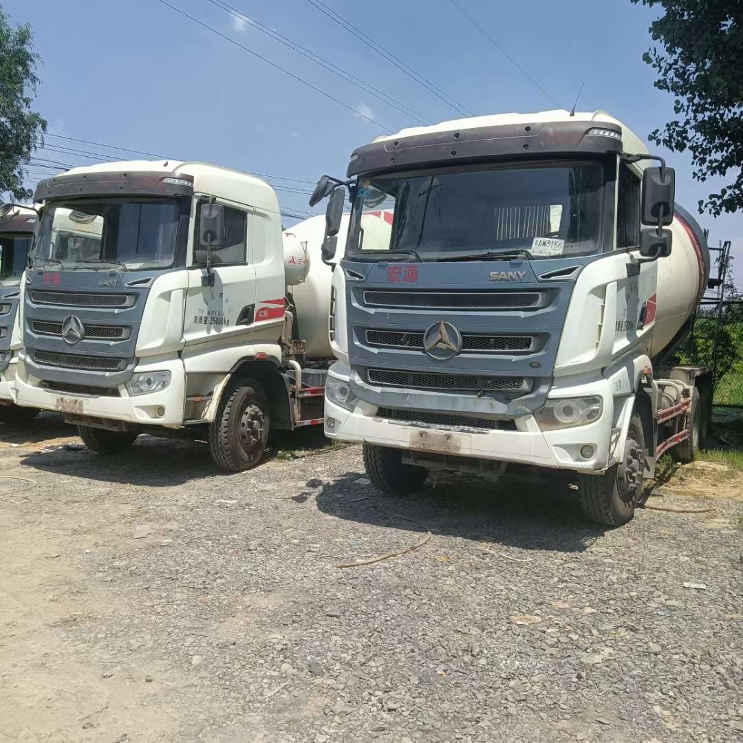 14.255t Used Concrete Mixer Truck SYM5311GJB1E3 With Low Mileage And Less Working Hours