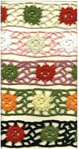 mixed color 20yards/lot(1.0cm wide) Cotton Crochet Lace Ribbon Wedding Sewing Bridal Bow L
