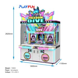 China Playfun 2025 New Amusement Park Prize Redemption Machine Marble Pusher Coin Operator Game Machine for Shopping Mall wholesale