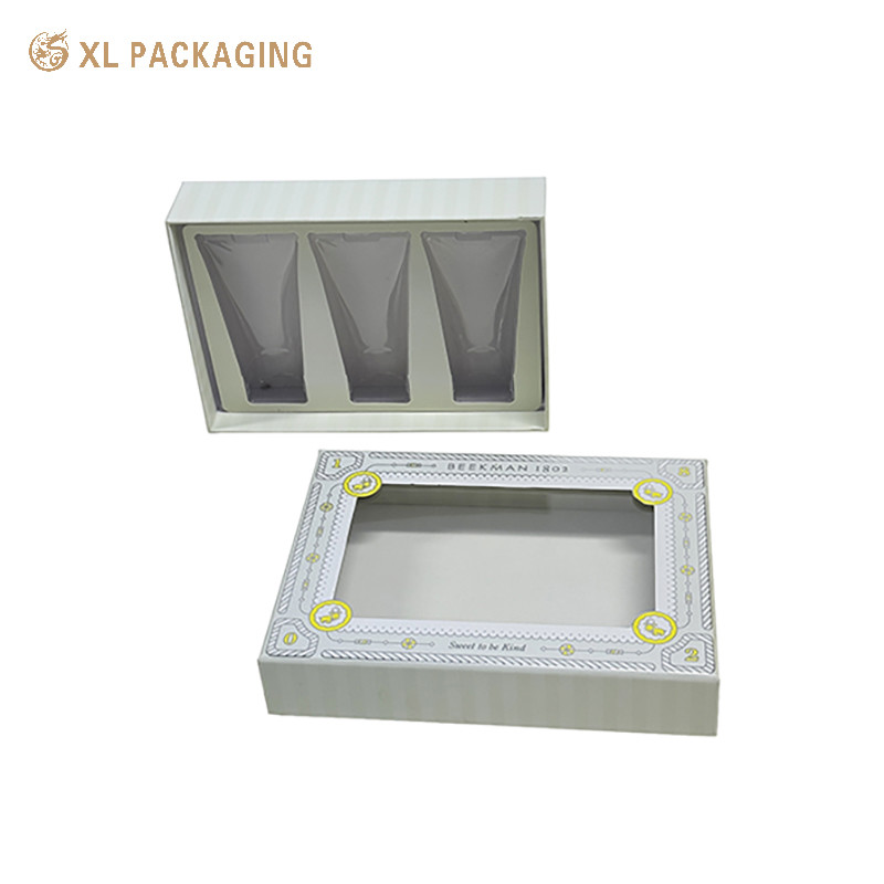 Custom Industrial Gift Craft Hand Cream Lotion Gift Sets Box 1200mm Paper Board 157gsm Art Paper