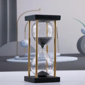 China Colorful Wooden Hourglass 25 Minute Hourglass Timer For Home Furnishings wholesale