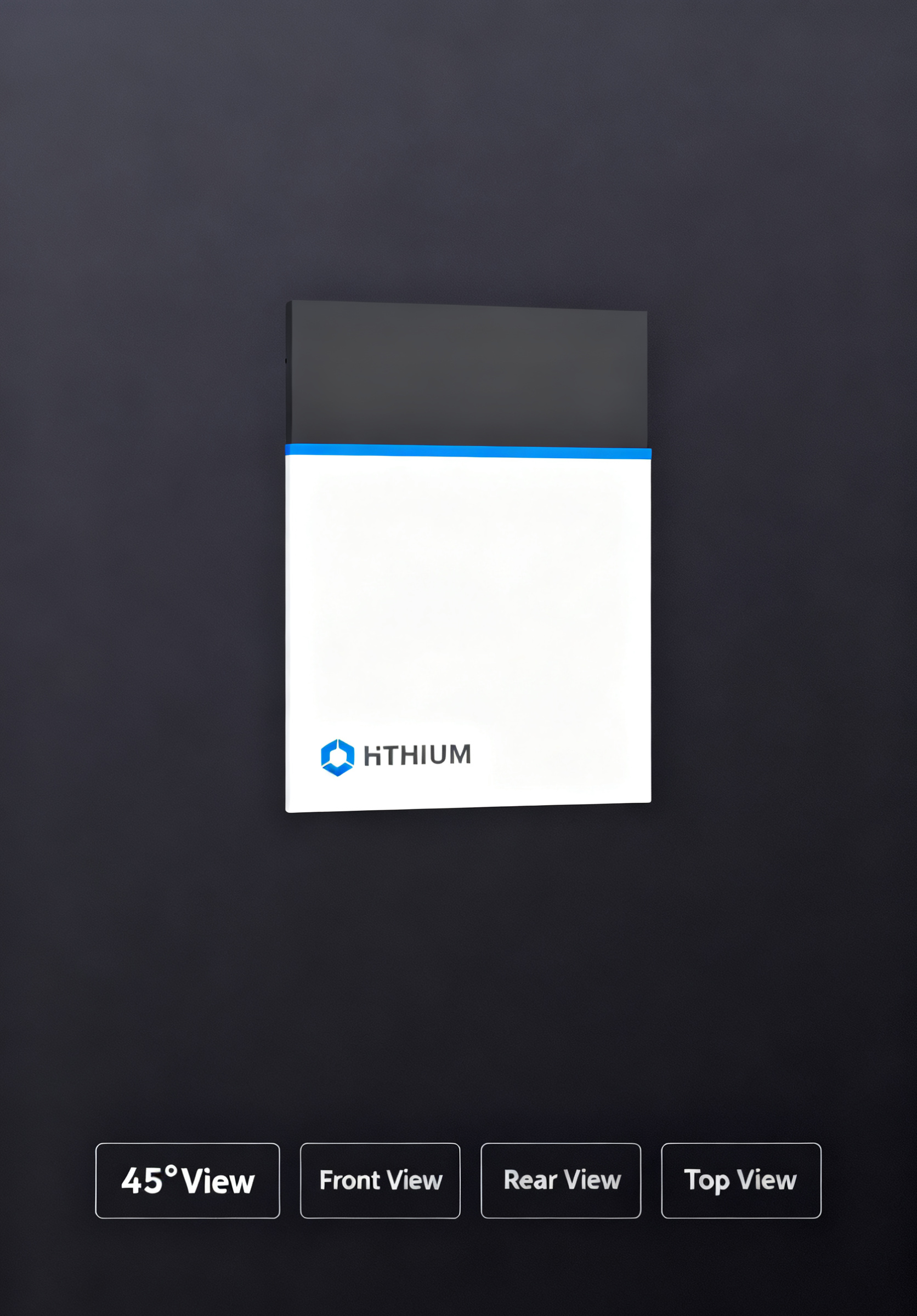 Wall Mounted Battery with 200-240 VAC Output Voltage 314Ah Cell Capacity and 3.2V Nominal Voltage for Energy Storage