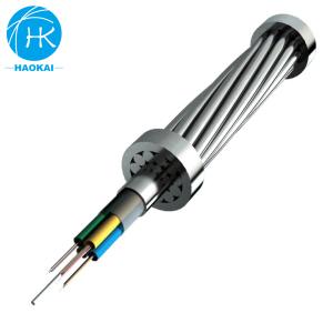 China OPPC Aerial Composite Overhead Ground Wire OPGW Fiber Optic Cable wholesale
