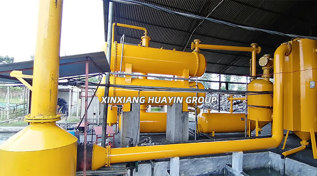 5 Ton waste plastic to fuel oil pyrolysis plant batch type In India